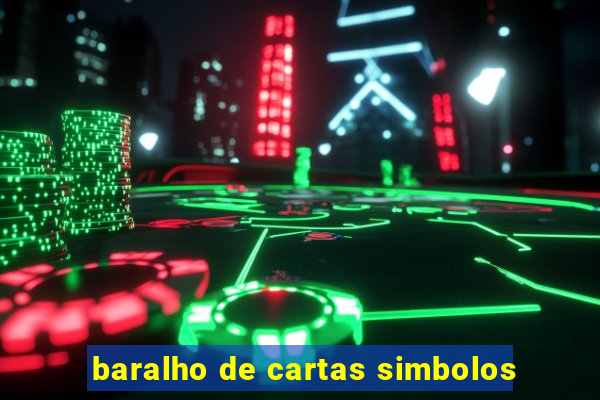 baralho de cartas simbolos